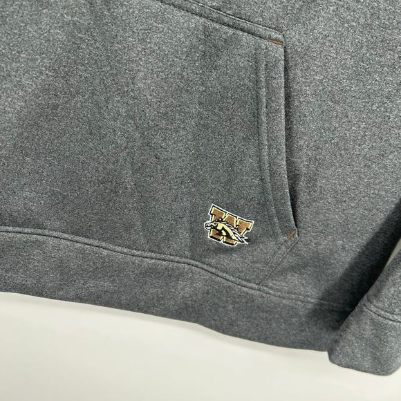 NWT Men's Grey Brown NCAA Western Michigan Broncos Hoodie Sweatshirt Sz Large - Picture 6 of 8